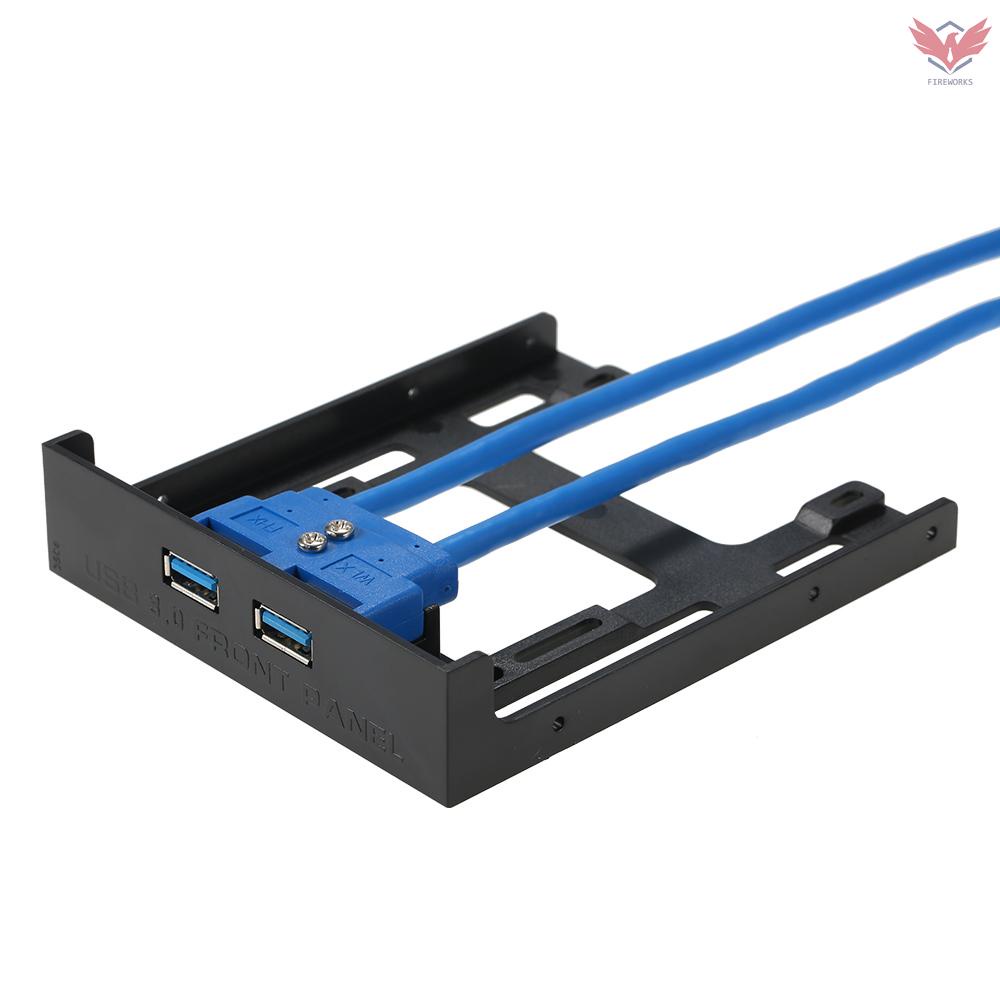 Dây Cáp Chuyển Đổi 2 Cổng Usb 3.0 20 Pin Sang Usb 3.0 60cm Cho Pc Desktop 2.5 | BigBuy360 - bigbuy360.vn