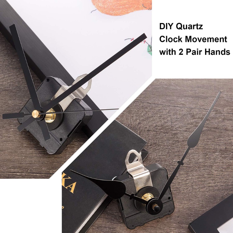 ✿ 1 Bộ Máy Đồng Hồ Treo Tường Chạy Pin Với Kim Chỉ Giờ