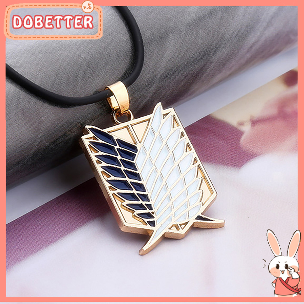 <Dobetter Necklace> Necklace Funny Creative Attack On Titan Anime Cosplay Necklace for Women