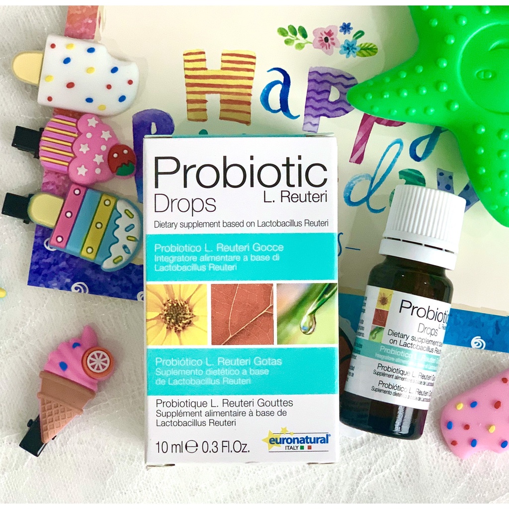 Lợi khuẩn dành cho bé - Probiotic L. Reuteri Drops - nhập khẩu chính hãng từ Italy