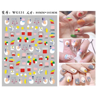 Sticker & Decal dán móng tay nhiều hình độc đáo