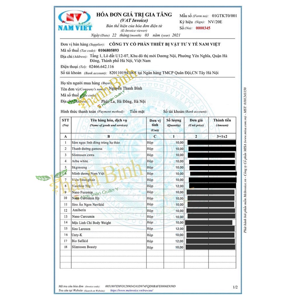 Tăng Cân Mộc Linh Chi Body Weight - Học Viện Quân Y