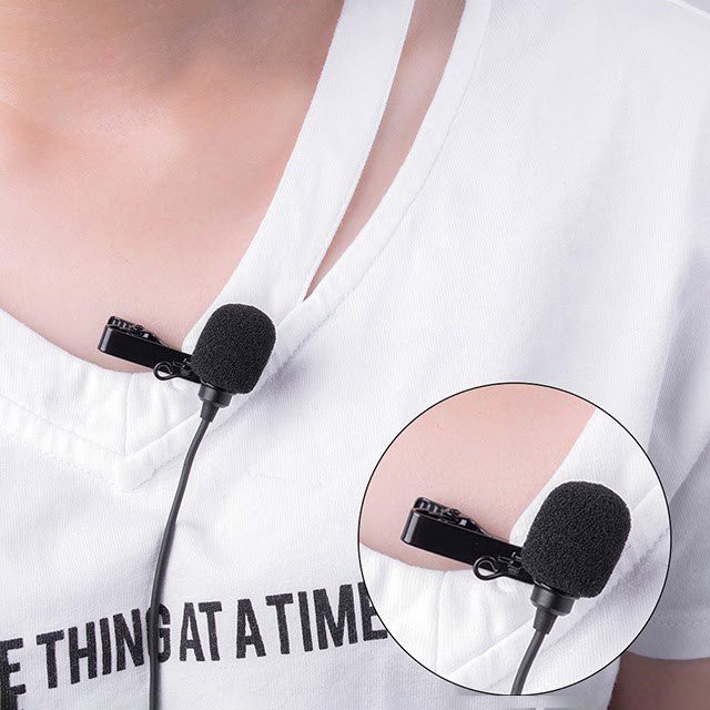 Micro cài áo thu âm cho Transmitter của Senheiser và Sony | Comica Lavalier CVM-M-01 / CVM-M-02