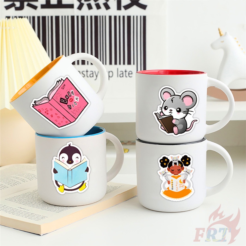 Bộ 100 Cái/Bộ ❉ Sticker Dán Trang Trí Sách Chữ I Love Reading Series A Let's Read Good ❉ Miếng Dán Trang Trí Đa Năng DIY Thời Trang
