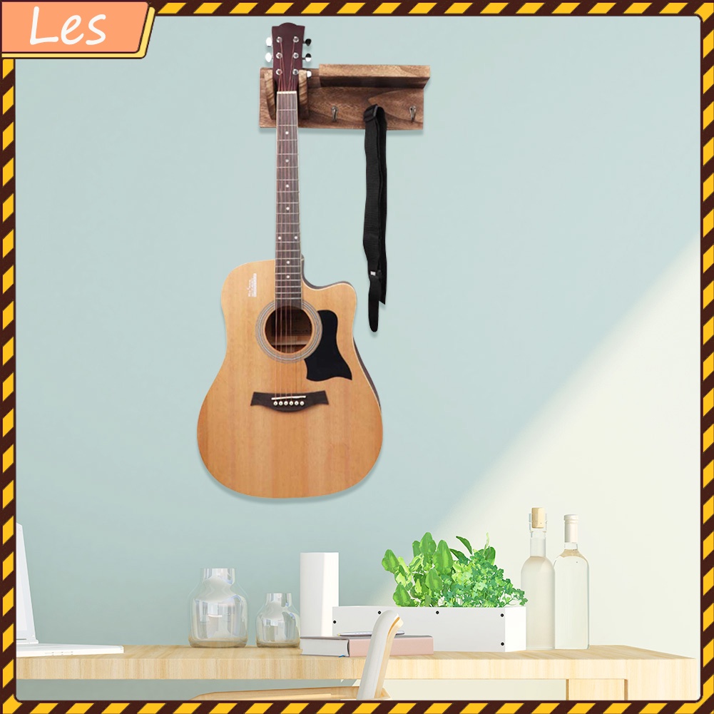 Giá đỡ đàn guitar bằng gỗ treo tường tiện dụng