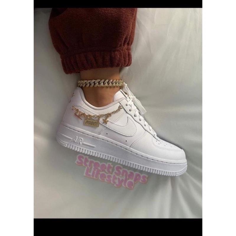 Giày thể thao air.foces AF1 TRẮNG DÂY VÀNG CAO CẤP TẶNG KÈM BOX BẢO VỆ