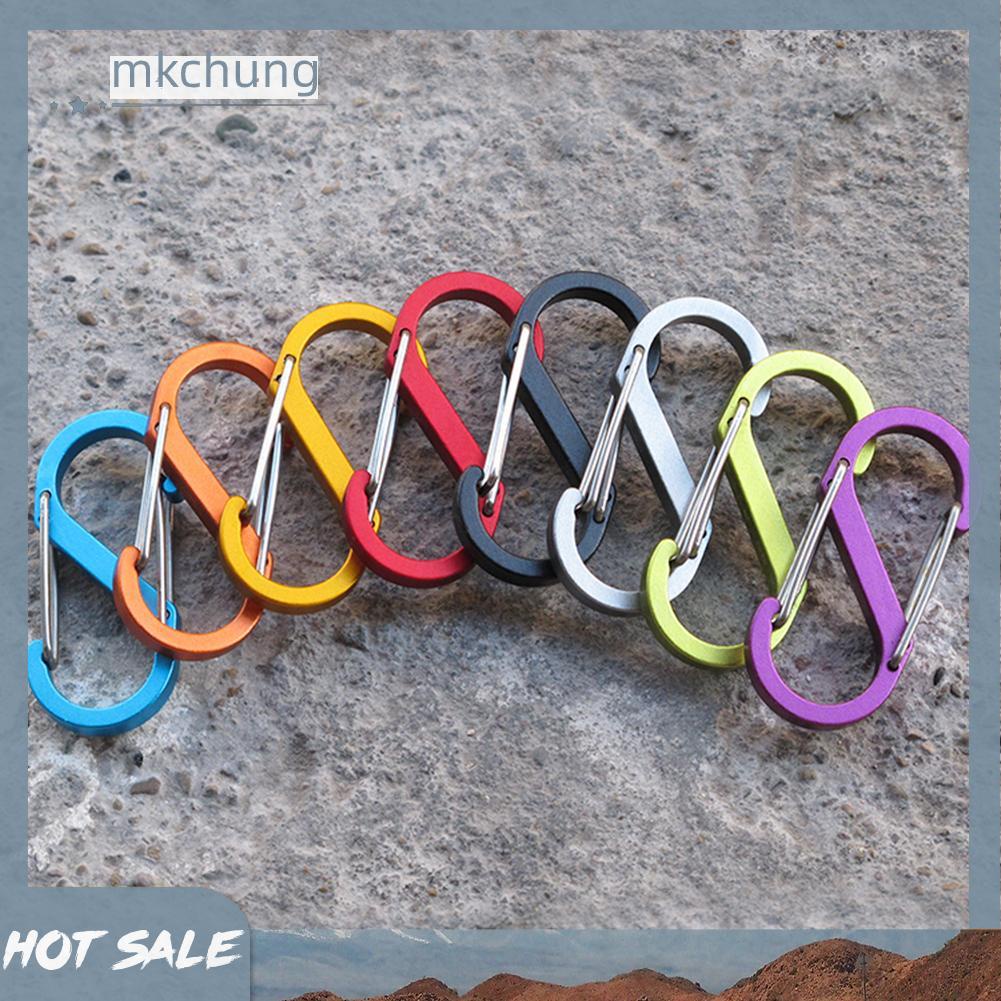 Móc khóa hình số 8 bằng hợp kim nhôm tiện dụng