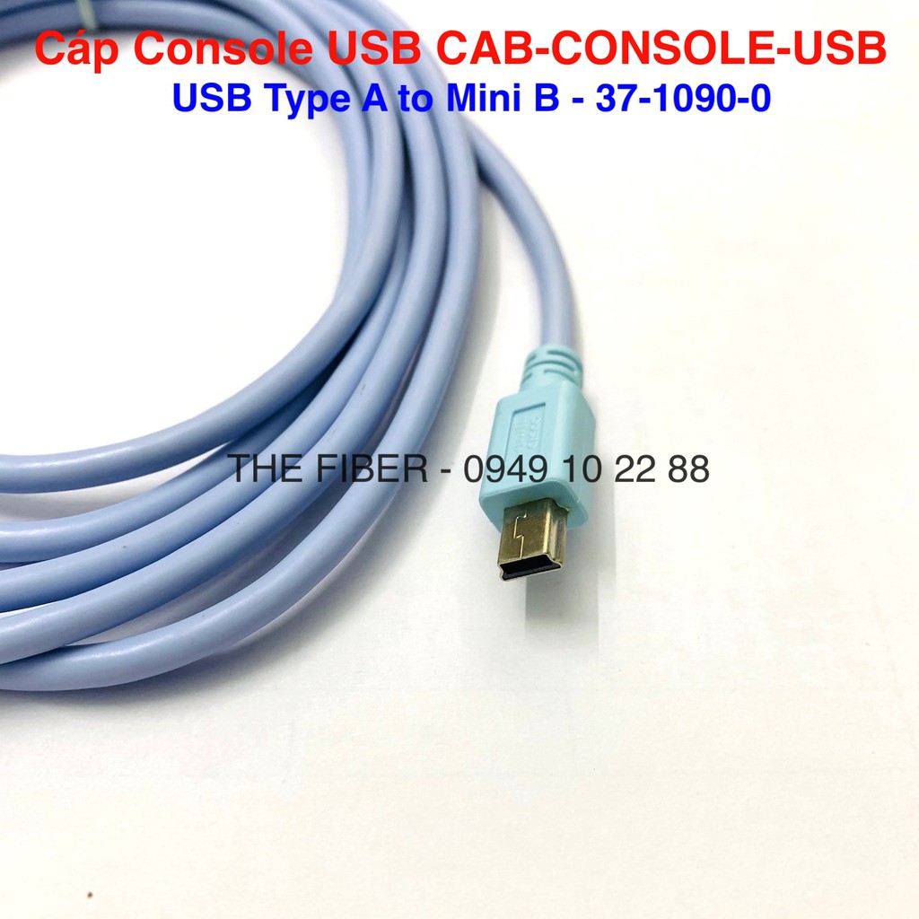 Cáp console Cisco 37-1090-01 USB Type A sang USB type B dài 1.8M (6FT)