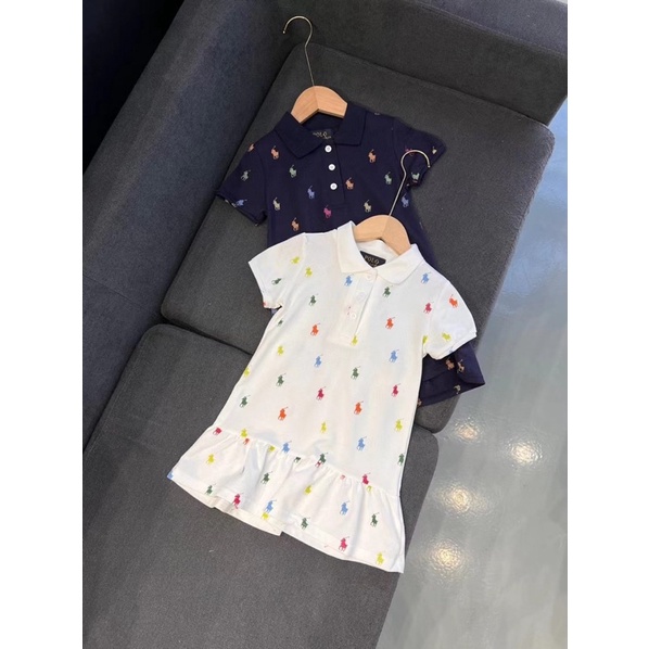 Váy polo bé gái