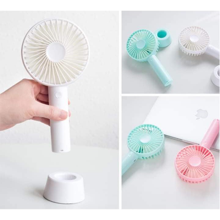 QUẠT TÍCH ĐIỆN MINI CẦM TAY 3 CHẾ ĐỘ GIÓ