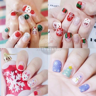 NEW Sticker Dán Móng Họa Tiết Giáng Sinh Thời Trang Thu Đông 2019