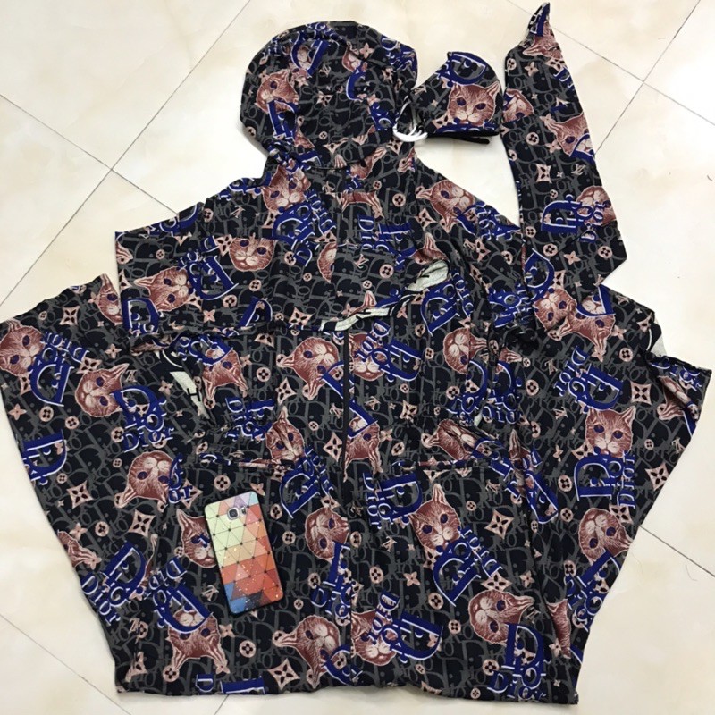 ÁO LANH NHUNG 2 LỚP toàn thân chống tia uv #2xl