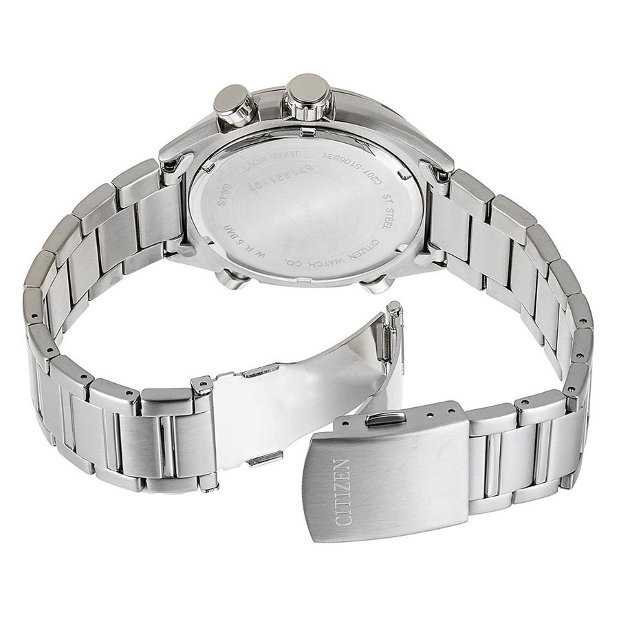 Đồng Hồ Nam Citizen Dây Thép Không Gỉ JM5470-58A - Mặt Trắng