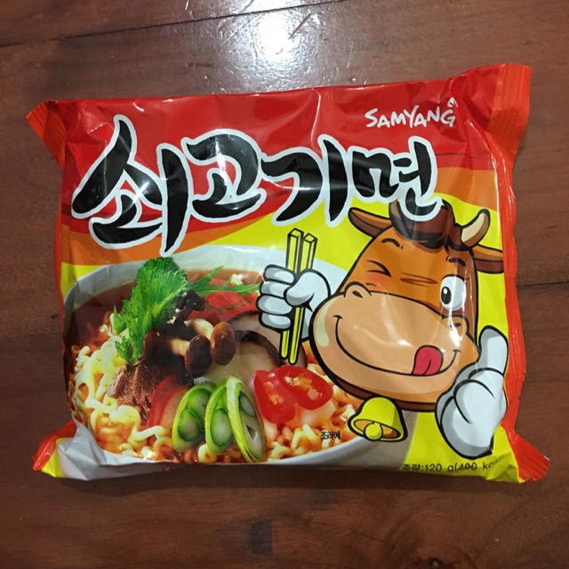 Mỳ cay Cay Bò SamYang 120G Date 2022