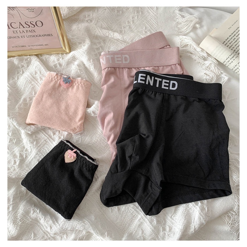 Set 2 Quần Lót Nữ In Hình Quả Dâu Dễ Thương