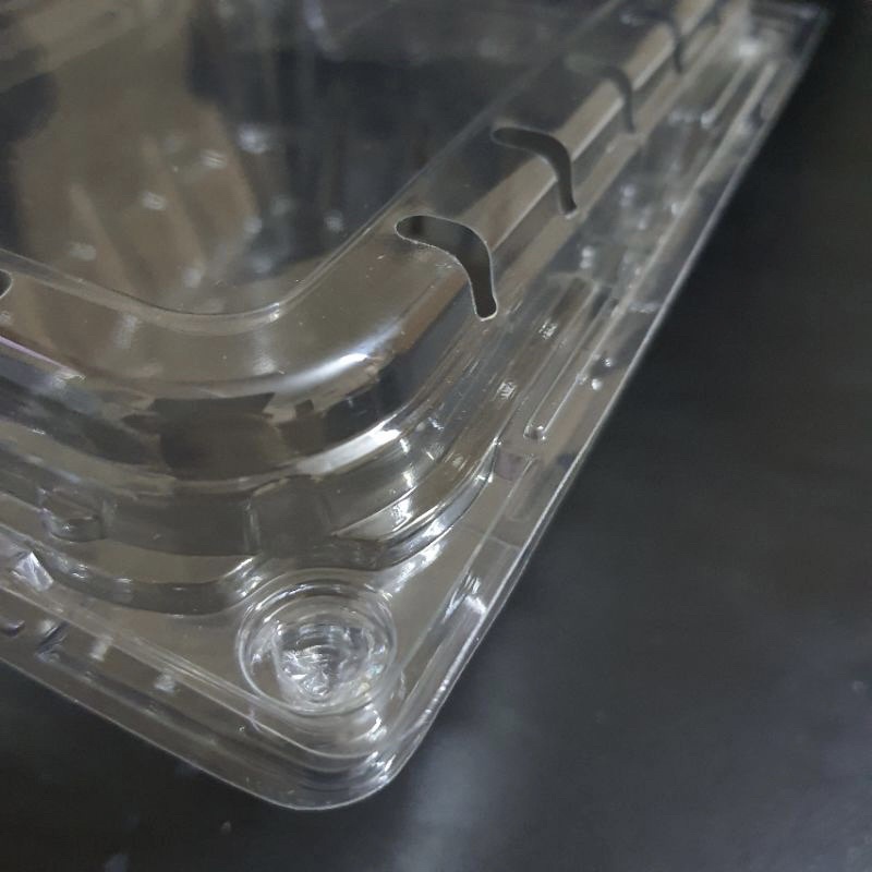 Hộp Jade box P1000B/P500B đựng trái cây 1kg/0,5kg như cherry, dâu, kiwi, mít lọt sẵn