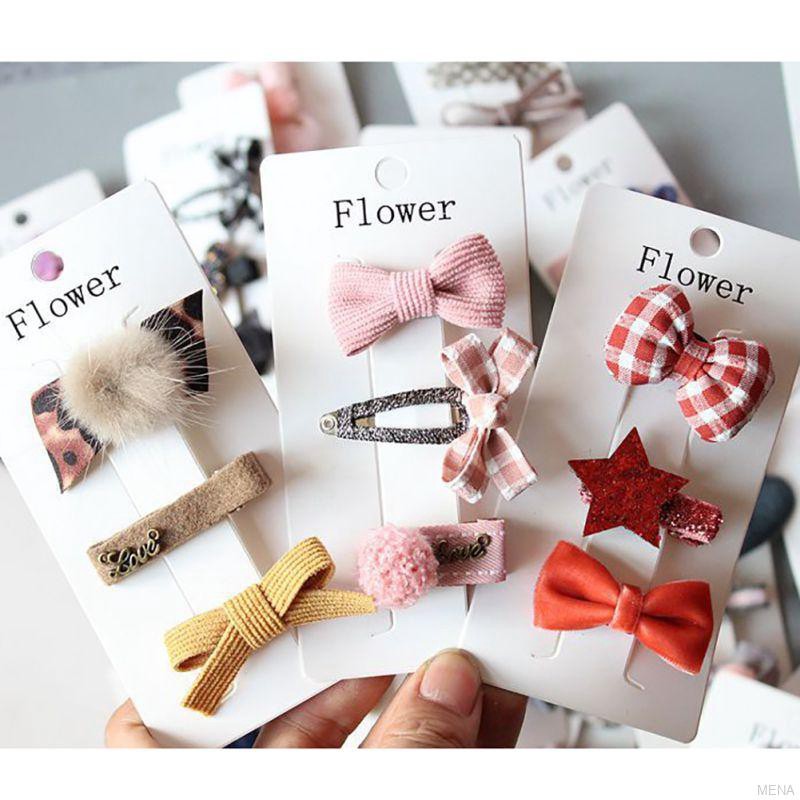Set 3 kẹp tóc dễ thương cho bé gái