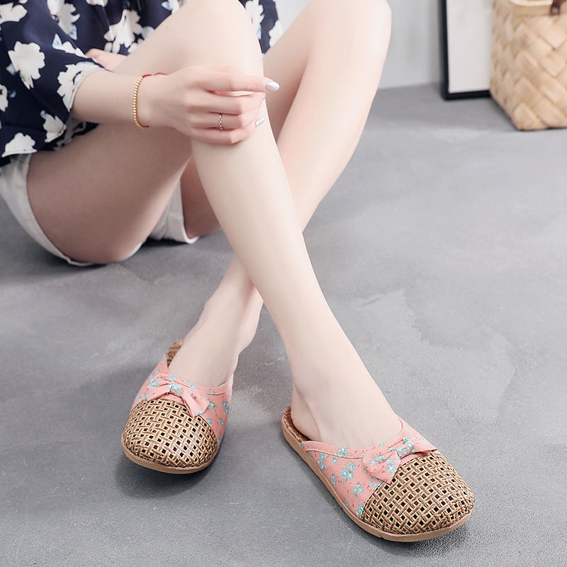 Dép Cói Đi Biển Chống Trượt Chân Tiện Dụng Thời Trang Hè Cho Nam Và Nữ Size 35-45