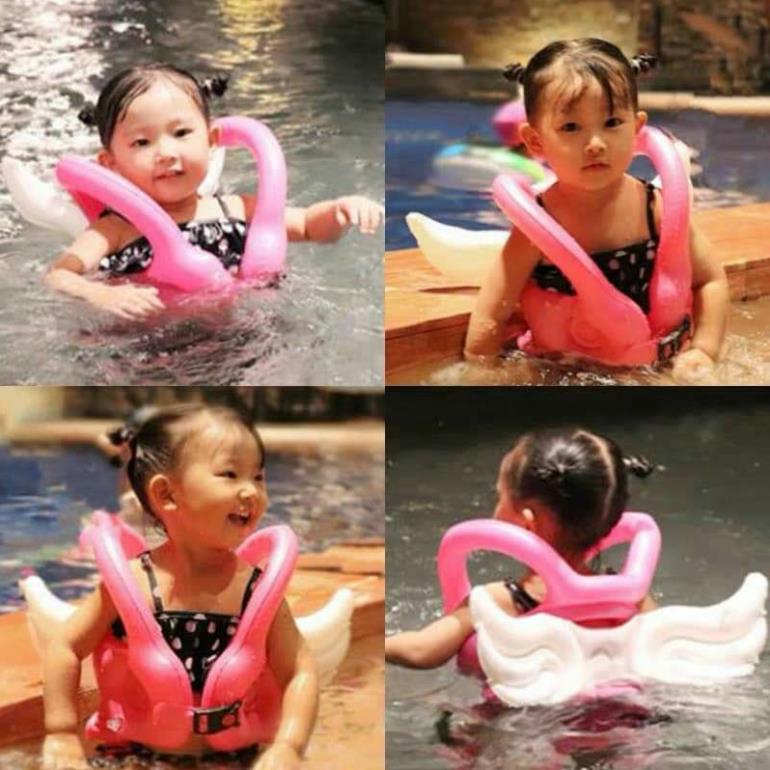 Phao cánh tiên chống lật phù hợp cho trẻ em trên 1 tuổi, nhiều màu cho cả bé trai và bé gái