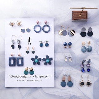 (ThaoLinh) Khuyên tai hoạ tiết