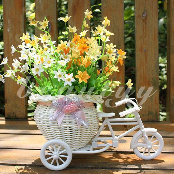 Giỏ hoa xe đạp thiết kế hình xe đạp