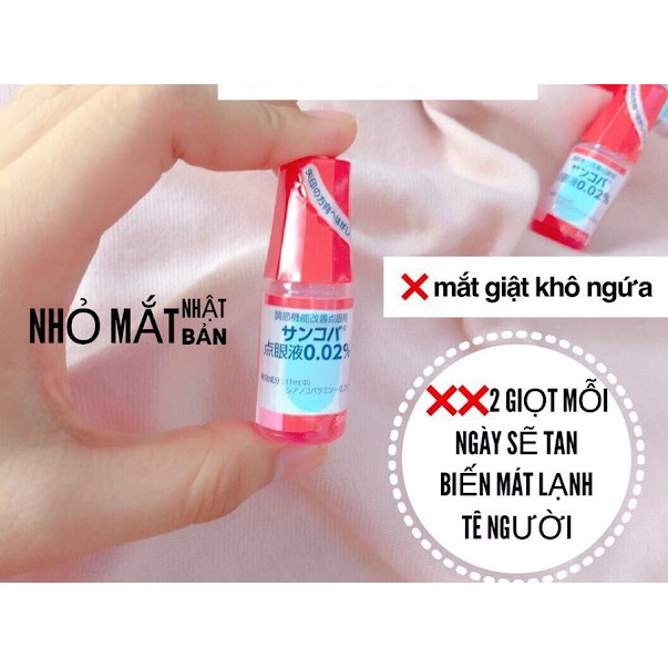 Nước Nhỏ Mắt Cận Thị Sancoba Nhật Bản 5ml