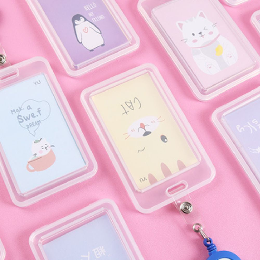 Ví Đựng Thẻ Tên Đa Năng Họa Tiết Hoạt Hình Dễ Thương Cho Nam Và Nữ