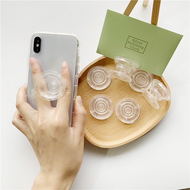 Chống điện thoại Popsocket TRONG SUỐT pop up đỡ cho dế yêu của bạn