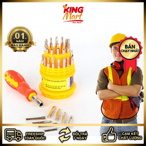 Bộ tua vít đa năng 31 món chuyên dụng (Kingmart68)