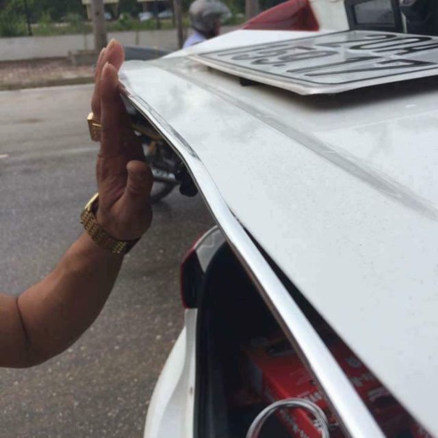 Nẹp mạ crom chữ u trang trí xe 15m giá 69k