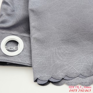 Rèm cửa màu xám nhạt đủ size cho cửa sổ, cửa đi, cửa sổ phòng khách, cửa sổ phòng ngủ, chống nắng cực tốt