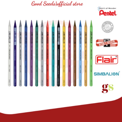 Bút chì màu đặc không vỏ gỗ Koh-i-noor 8750 | Bán Lẻ 10 Màu | Bút Chì Màu Pastel | Vẽ Tranh Nghệ Thuật