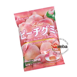 Kẹo dẻo vị đào (Kasugai) 107gr