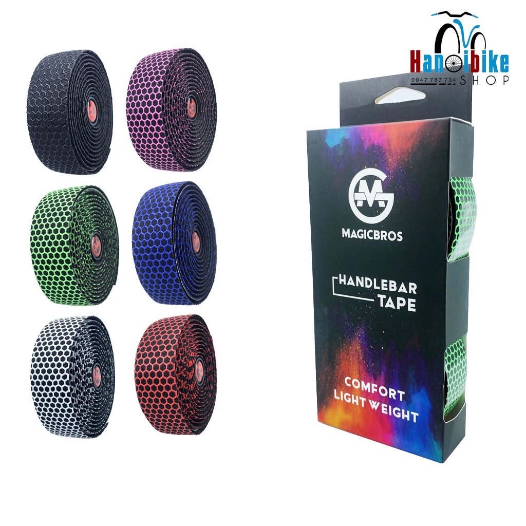 Dây quấn ghi đông xe đạp MagicBros có vân địa cầu