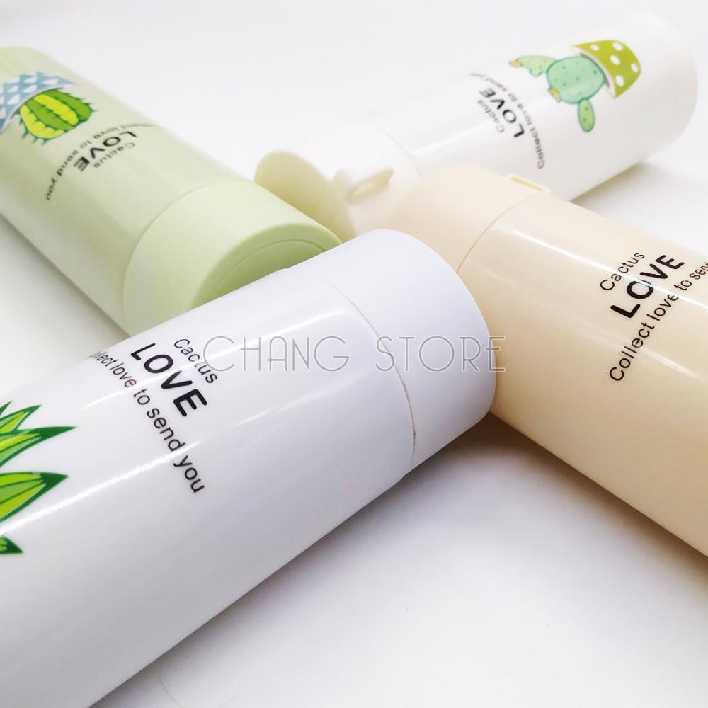 Bình giữ nhiệt in hình họa tiết cây sương rồng dung tích 450ml, chống va đập, có tay xách tiện lợi