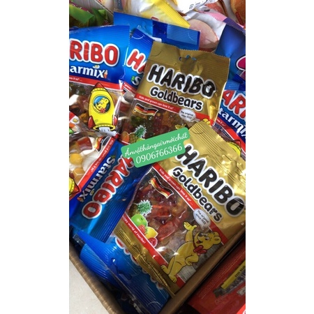 Kẹo Dẻo Haribo Gold Bears/Star Mix Gói 80g - Date 2023