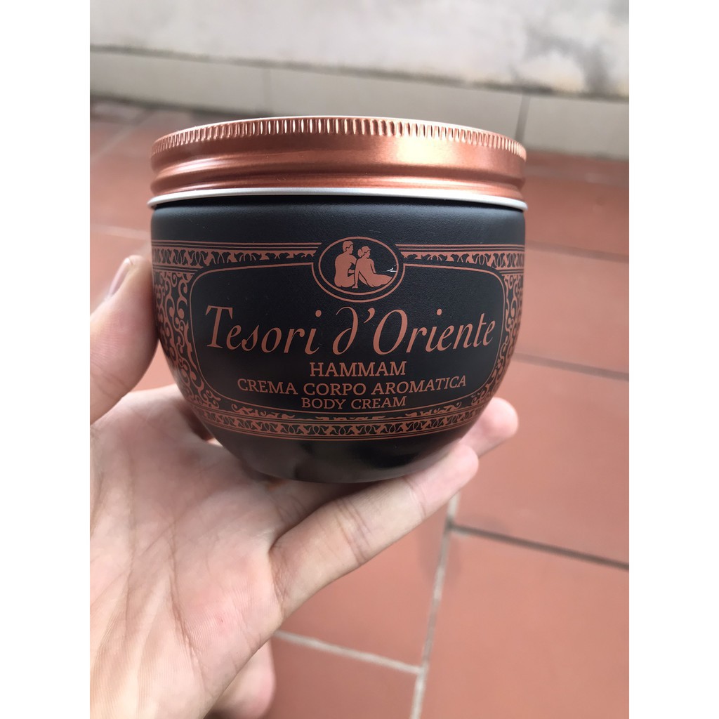 Kem dưỡng thể, dưỡng da ❤️CHINH HÃNG❤️ Tesori d'Oriente Hammam Tinh Dầu Argan 300g - Nhập khẩu Italy