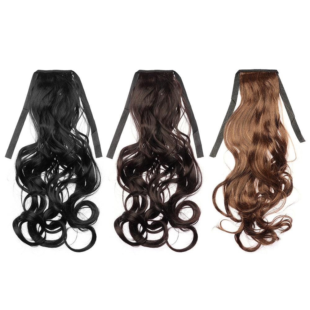 Tóc Giả Thắt Lưng Kiểu Đuôi Ngựa Uốn Xoăn Dùng Hóa Trang