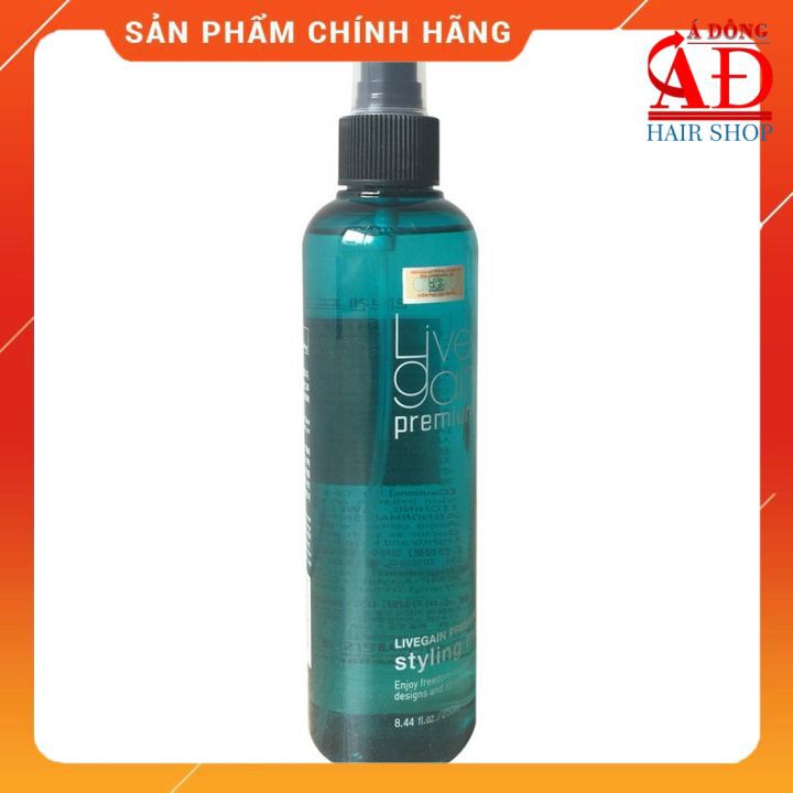 Keo Xịt Cứng Livegain Premium Styling Mist 250ml Hàn Quốc