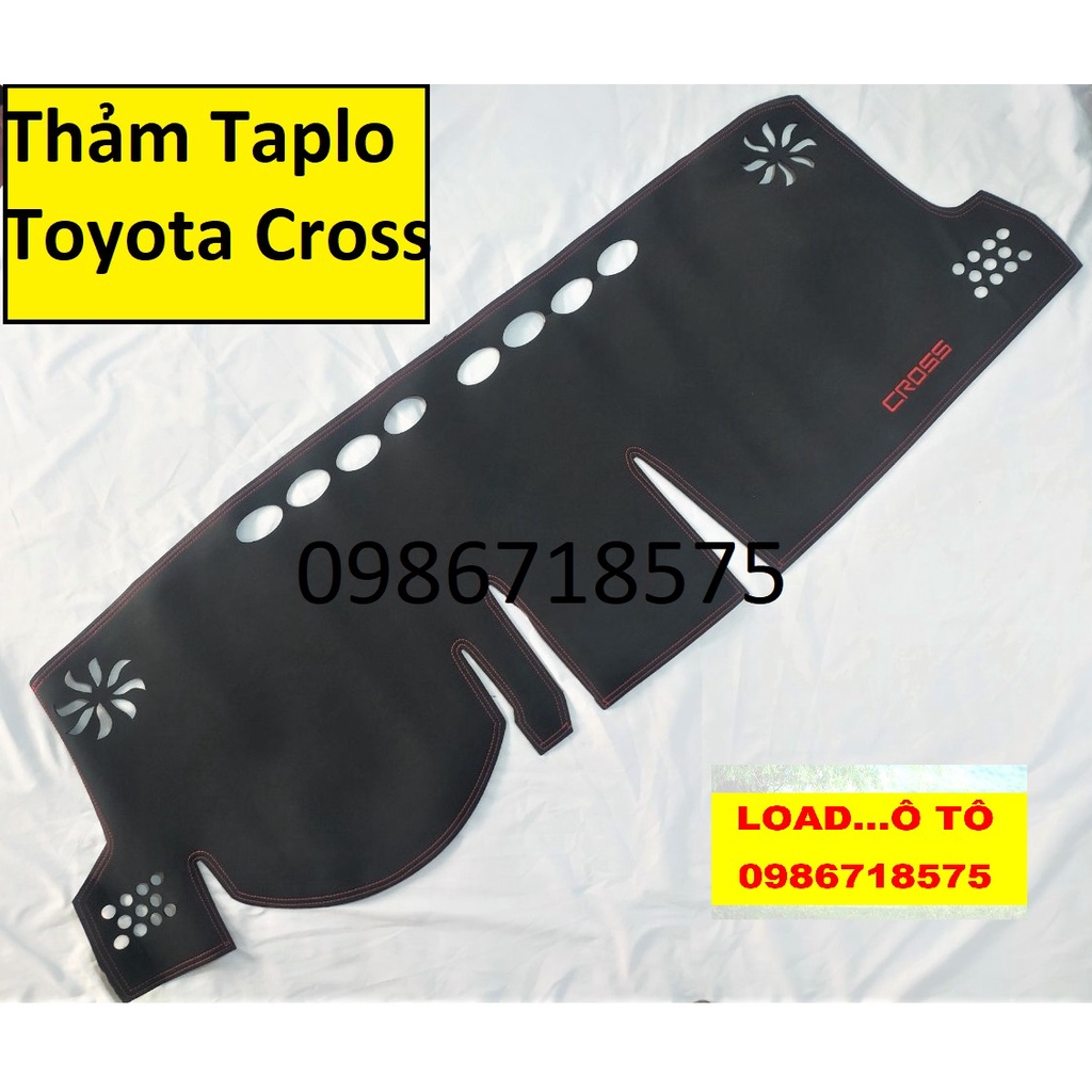 Thảm Che Nắng Taplo Xe Toyota Cross 2022-2020 Mẫu Da Carbon Cao Cấp Nhất Thị Trường