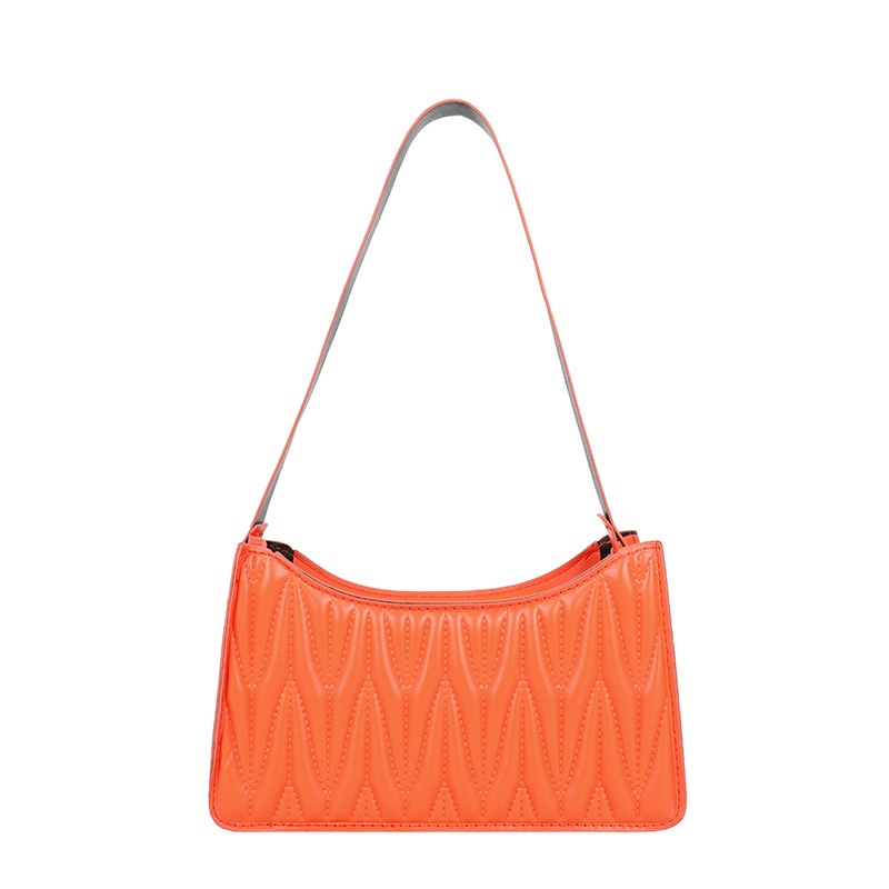 Túi đeo vai nữ IELGY màu kẹo trơn họa tiết đường chéo phong cách phương Tây retro thời trang