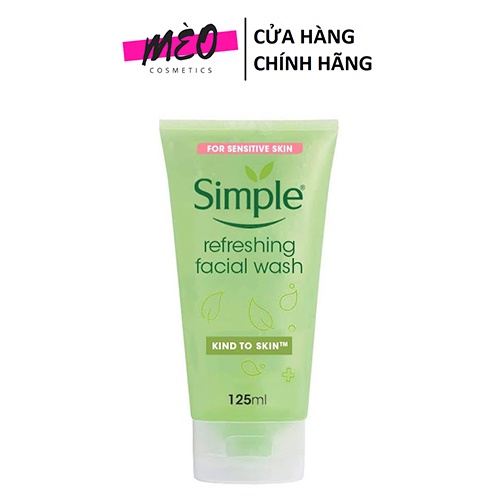 Sữa rửa mặt Simple 150ml Refreshing Facial Wash