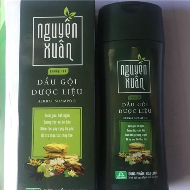 Dầu gội dược liệu Nguyên Xuân(sạch gàu ,hết ngứa, dưỡng tóc và da đầu ,giảm tóc gãy rụng từ gốc ,))200ml)