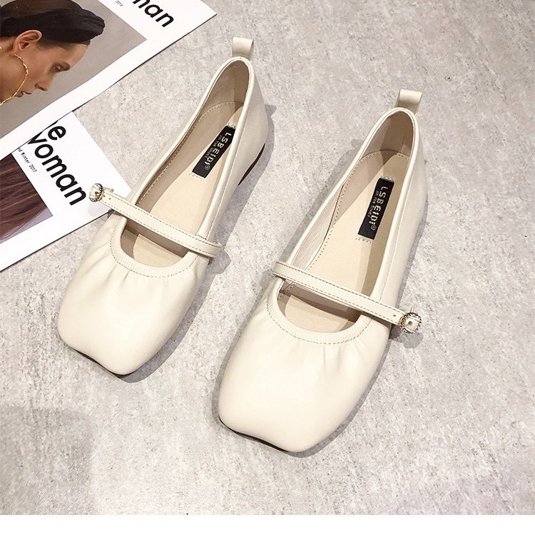 GIẦY BÚP BÊ 💎SALE💎 GIÀY NỮ CÔNG SỞ BÚP BÊ MŨI VUÔNG DA MỀM NHẬP KHẨU CAO CẤP ĐẾ DẺO SIÊU ÊM CHÂN HOT 2021 | BigBuy360 - bigbuy360.vn