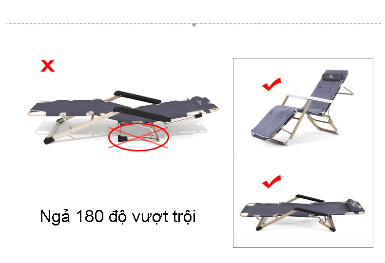 Ghế Gấp Nghỉ Trưa Văn Phòng Cao Cấp Có Chế Độ Giường - Ngả Lưng Nghỉ Trưa ở Văn Phòng | BigBuy360 - bigbuy360.vn