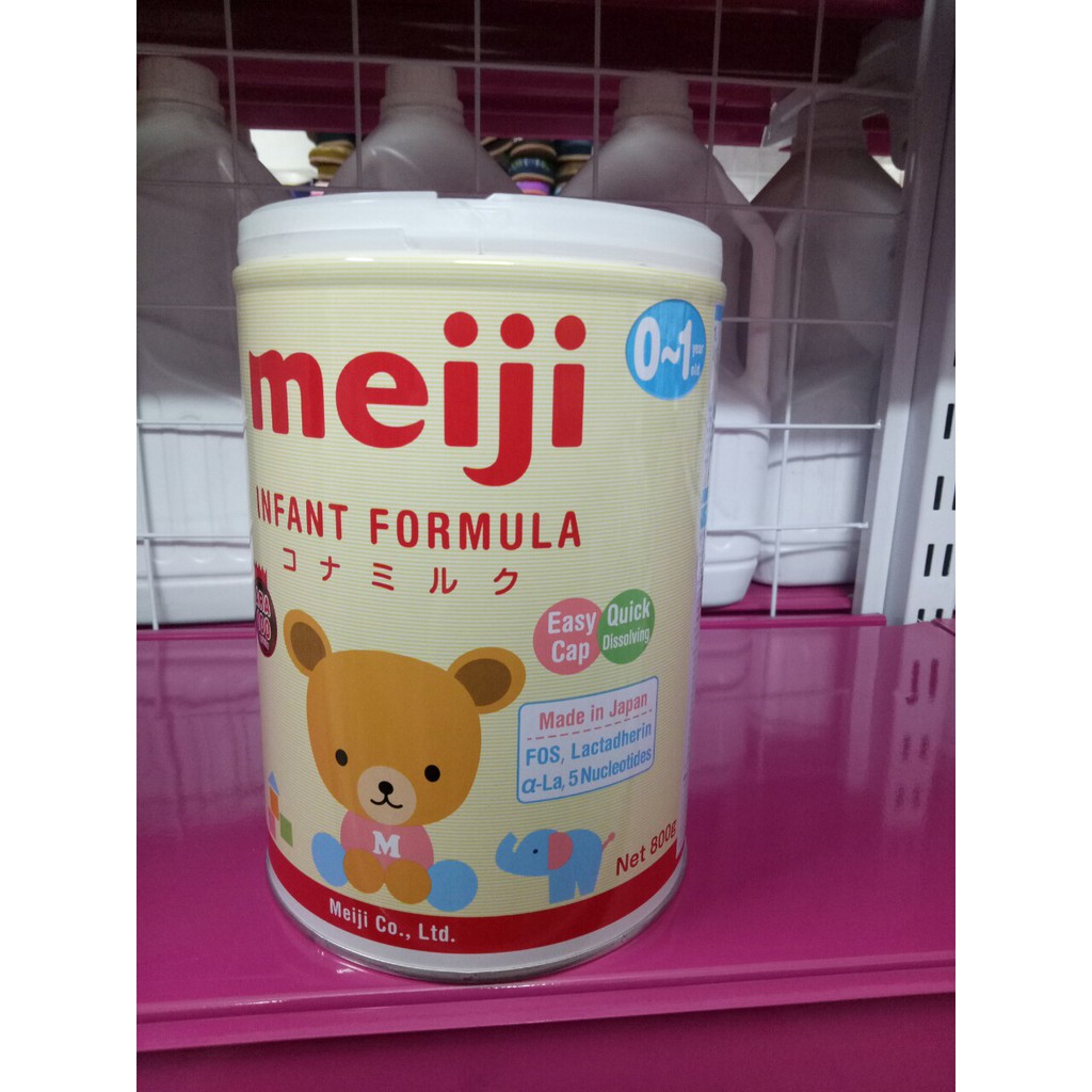 [NHẬP KHẨU CHÍNH HÃNG] Sữa bột Meiji số 0-1/1-3 lon 800g (Date luôn mới)