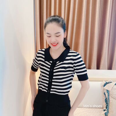 Min's Shoes - Áo len mongtoghi cộc tay phong cách Hàn Quốc Áo 407