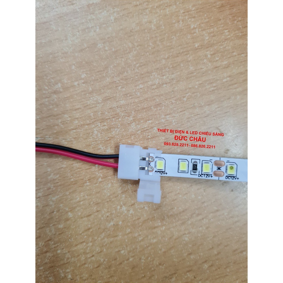 1 cái Đầu Kẹp Dây Led Dán không cần hàn  2835,5050,3014 Bản 8mm