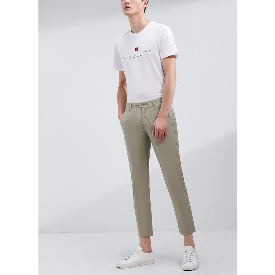 Quần Chinos Nam HLA Pure Color Micro-elastic Casual Pants