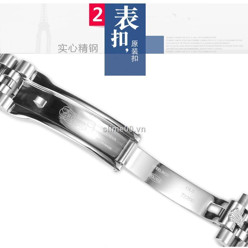 Dây đeo đồng hồ ROLEX bằng thép hợp thời trang cho nam và nữ #13/20